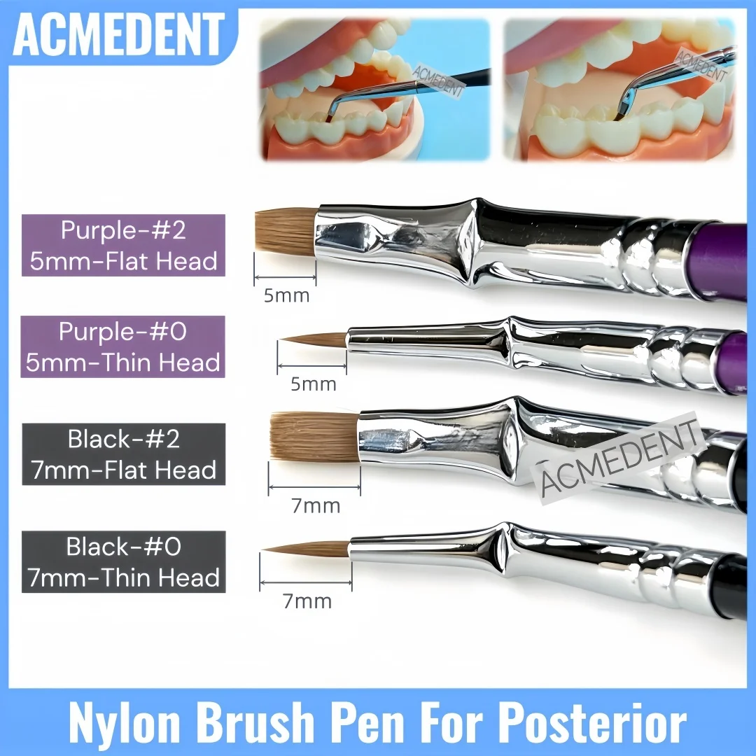 Dental Curved Brush Pen Skyists Nylon Head Wood Handle Composite Resin Bent Brushes Pens For Posterior Teeth Restoration Denture
Dental Curved Brush Pen Skyists Nylon Head Wood Handle Composite Resin Bent Brushes Pens For Posterior Teeth Restoration Denture