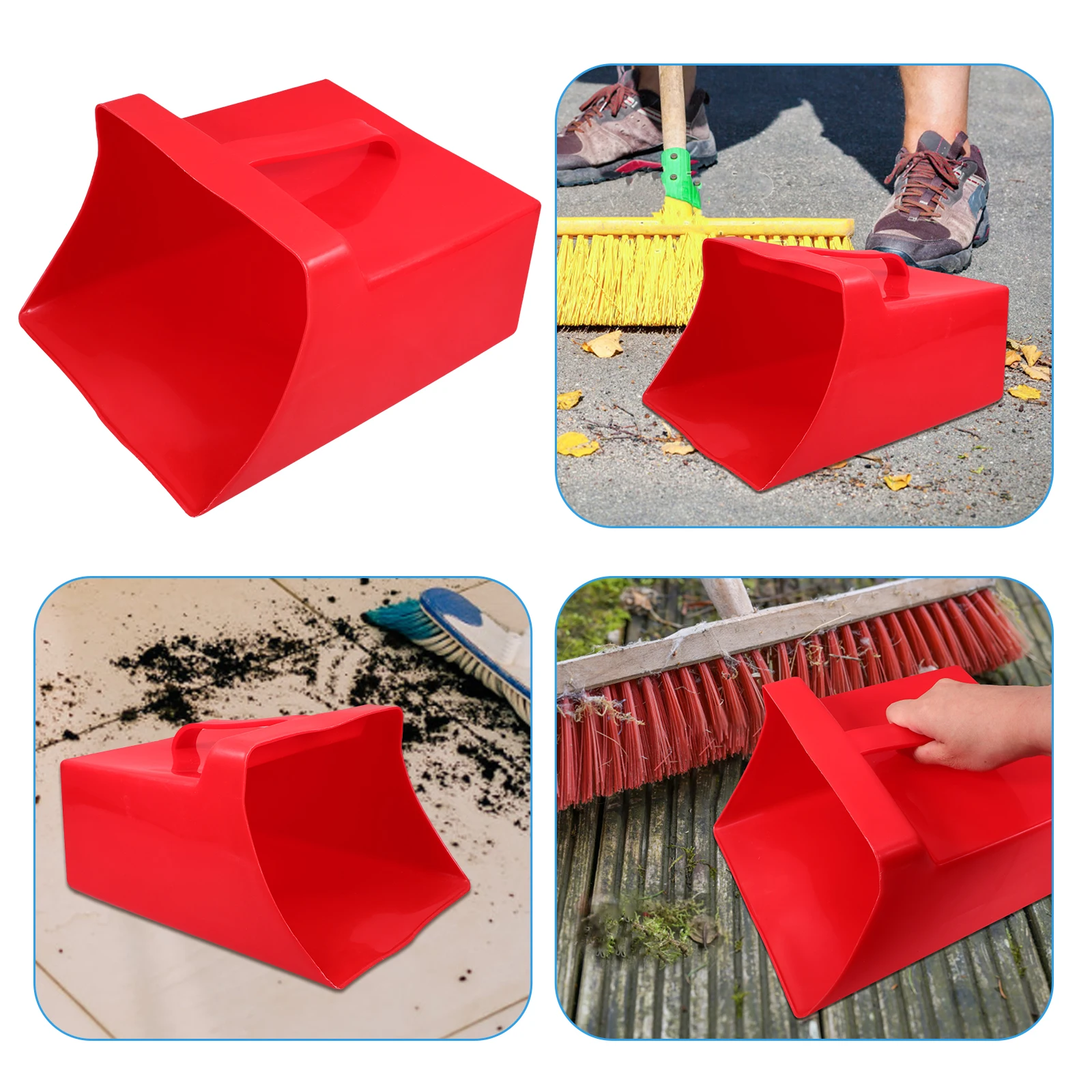 Plastic Dustpan Handheld Garbage Scooper Red Lightweight Home Outdoor Cleaning Tool Small Plastic Dust Pan Trash Collection
Plastic Dustpan Handheld Garbage Scooper Red Lightweight Home Outdoor Cleaning Tool Small Plastic Dust Pan Trash Collection
