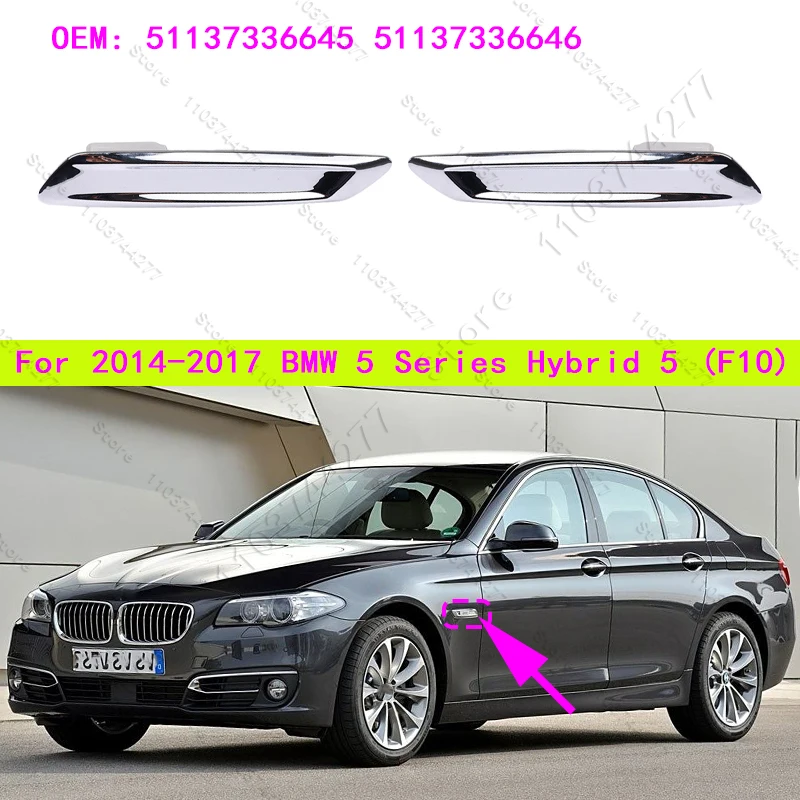 For 2014-2017 BMW 528i 528iX 535d 535dX 535i 535iX 550i 550iX, Hybrid 5 (F10) Exterior Fender Panel Trim 51137336645 51137336646
For 2014-2017 BMW 528i 528iX 535d 535dX 535i 535iX 550i 550iX, Hybrid 5 (F10) Exterior Fender Panel Trim 51137336645 51137336646