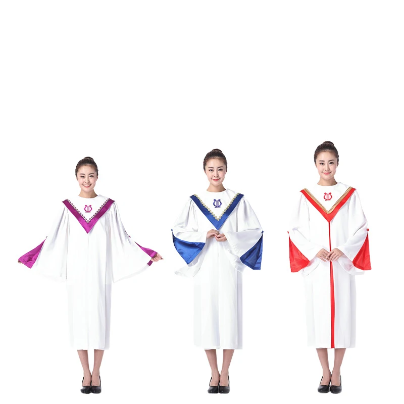 High Quality Chiffon Silk Christian Vicar Uniform Vatican Jerusalem Poetry Choir Robe Garments Church Choir Gown Clothing JT004
High Quality Chiffon Silk Christian Vicar Uniform Vatican Jerusalem Poetry Choir Robe Garments Church Choir Gown Clothing JT004