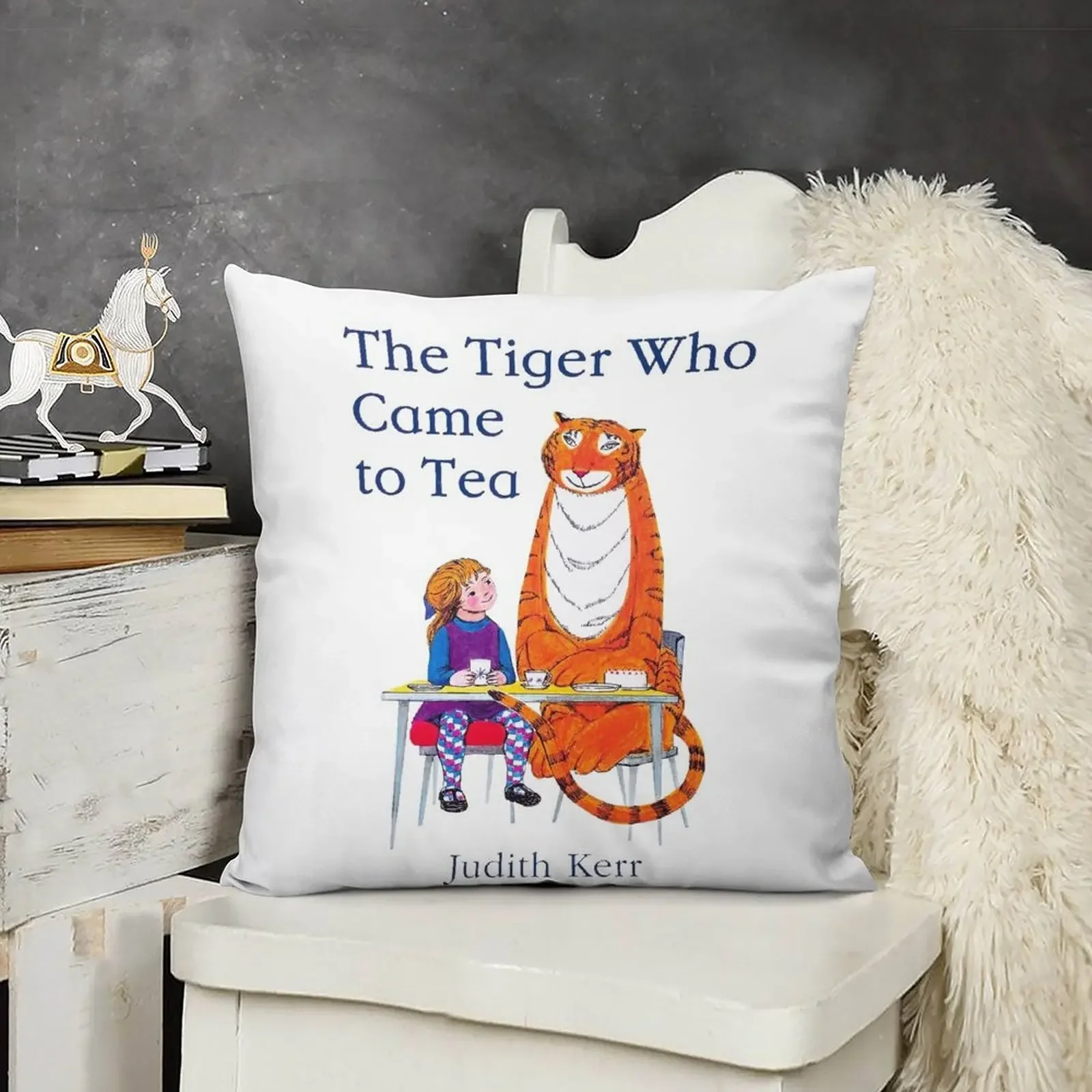 The Tiger Who Came To Tea classic vintage cover illustration Throw Pillow Cushion Cover Pillow Cases pillow
The Tiger Who Came To Tea classic vintage cover illustration Throw Pillow Cushion Cover Pillow Cases pillow