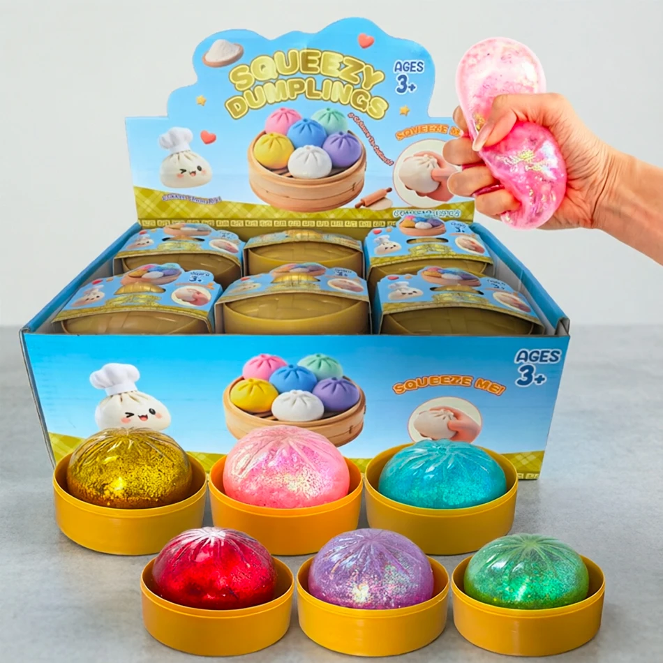 Simulated Dumpling Squishies Stress Balls High Rebound Reusable Pressure Decompression Toys Dough Ball Unique Decoration Gifts
Simulated Dumpling Squishies Stress Balls High Rebound Reusable Pressure Decompression Toys Dough Ball Unique Decoration Gifts