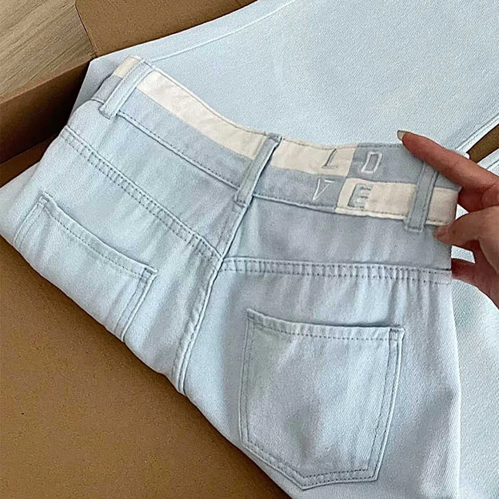 Blue Slim Wide Leg Jeans for Women Spring Summer Fashion High Waist Straight Loose Denim Pants Thin Full Trousers 2025 New
Blue Slim Wide Leg Jeans for Women Spring Summer Fashion High Waist Straight Loose Denim Pants Thin Full Trousers 2025 New