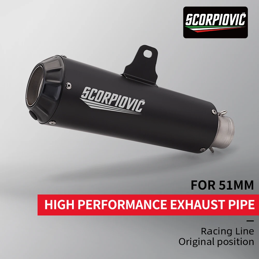51MM universal motorcycle stainless steel exhaust pipe modification K25 retro tail section cbr250 MT09 MT07 R3 R25
51MM universal motorcycle stainless steel exhaust pipe modification K25 retro tail section cbr250 MT09 MT07 R3 R25