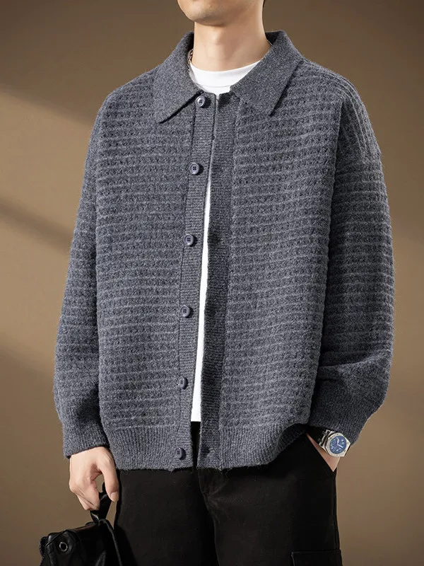 Мужской вязаный кардиган свободного кроя, повседневная осенняя верхняя одежда с длинными рукавами из полиэфирного волокна, мягкий, для создания молодежного образа
Мужской вязаный кардиган свободного кроя, повседневная осенняя верхняя одежда с длинными рукавами из полиэфирного волокна, мягкий, для создания молодежного образа