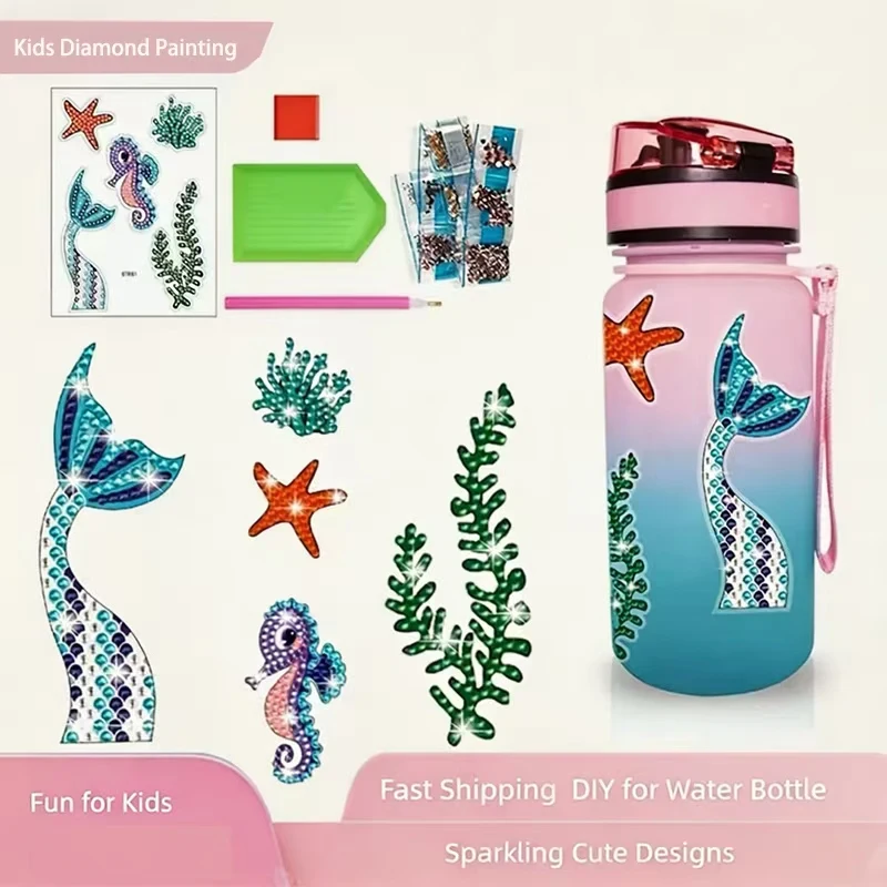 3/5Pcs Crystal Diamond Painting Sticker Kit for Kids, 3D Gem Water Bottle Decor – Cute Unicorn Animal Cartoon DIY Crafts,Magica
3/5Pcs Crystal Diamond Painting Sticker Kit for Kids, 3D Gem Water Bottle Decor – Cute Unicorn Animal Cartoon DIY Crafts,Magica