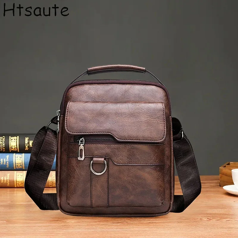 Men's PU Leather Messenger Bags Vintage Business Shoulder Bag Crossbody Bag Multi Function Mini Handbag Men's Travel Bag hombre
Men's PU Leather Messenger Bags Vintage Business Shoulder Bag Crossbody Bag Multi Function Mini Handbag Men's Travel Bag hombre