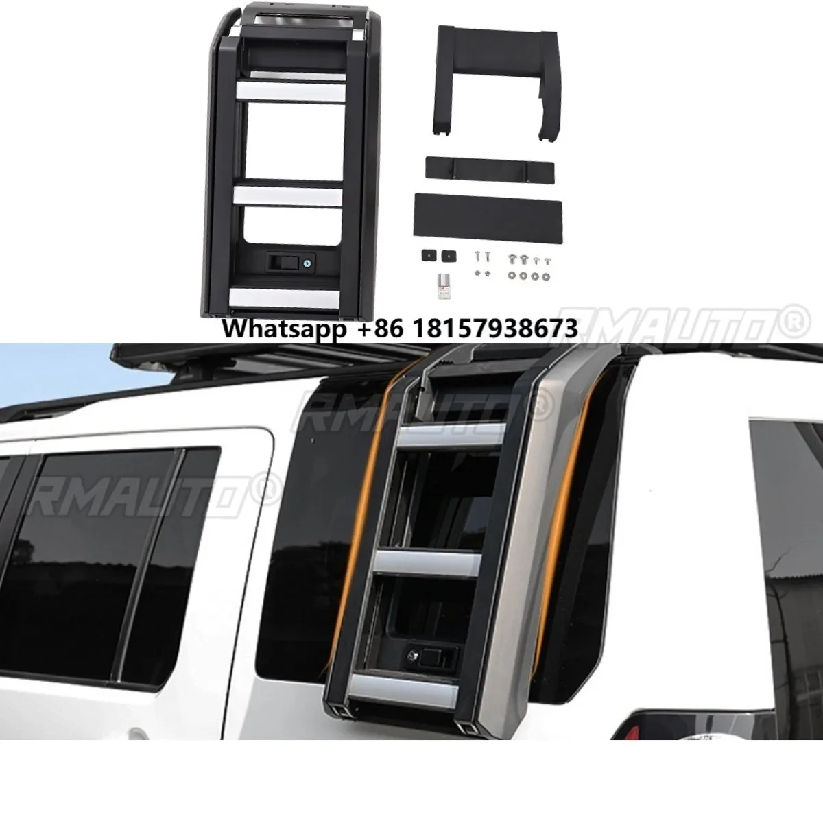 Side Ladder Tailgate Climbing Ladder Roof Climbing Expansion Luggage Rack Ladder For Land Rover Discovery 3 4 5 Car Accessories
Side Ladder Tailgate Climbing Ladder Roof Climbing Expansion Luggage Rack Ladder For Land Rover Discovery 3 4 5 Car Accessories