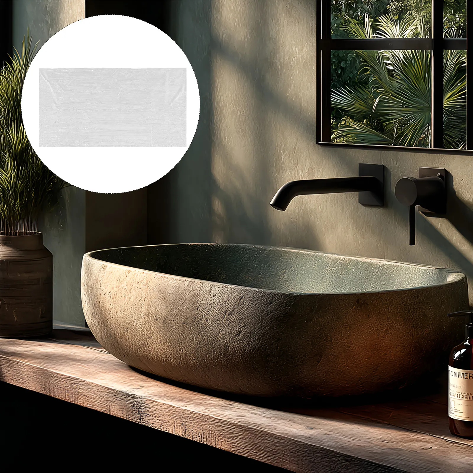 15Pcs Disposable Sink Liner Transparent Plastic Film Heavy Duty Waterproof Countertop Protective Film Travel Hotel Basin
15Pcs Disposable Sink Liner Transparent Plastic Film Heavy Duty Waterproof Countertop Protective Film Travel Hotel Basin