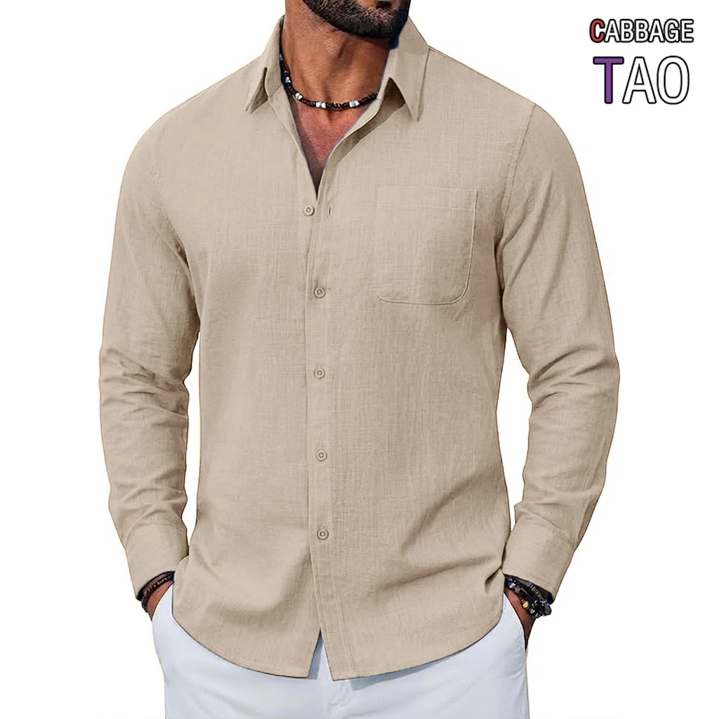 Mens New Premium Long Sleeve Linen Shirts Breathable Cotton Tops Elegant Lapel Button Hawaiian Tees Perfect Wear for Modern Men
Mens New Premium Long Sleeve Linen Shirts Breathable Cotton Tops Elegant Lapel Button Hawaiian Tees Perfect Wear for Modern Men