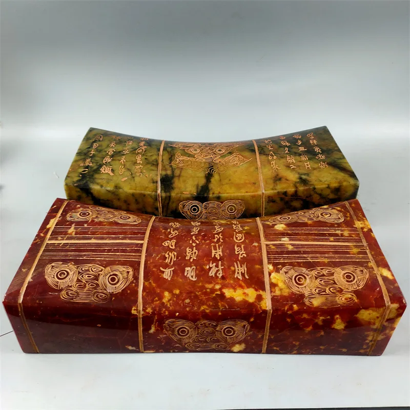 Natural Stone Vintage Craft Artifact from the Late Neolithic Period, Xiu Jade Carving, High Ancient Jade Pillow with Beast Face
Natural Stone Vintage Craft Artifact from the Late Neolithic Period, Xiu Jade Carving, High Ancient Jade Pillow with Beast Face