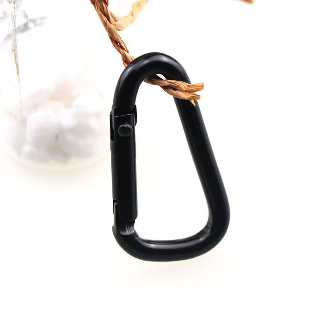 10pcs Practical Backpack Key ring Aluminum Alloy D-Shaped Carabiner Hook Hanging Buckle Keychain 
10pcs Practical Backpack Key ring Aluminum Alloy D-Shaped Carabiner Hook Hanging Buckle Keychain