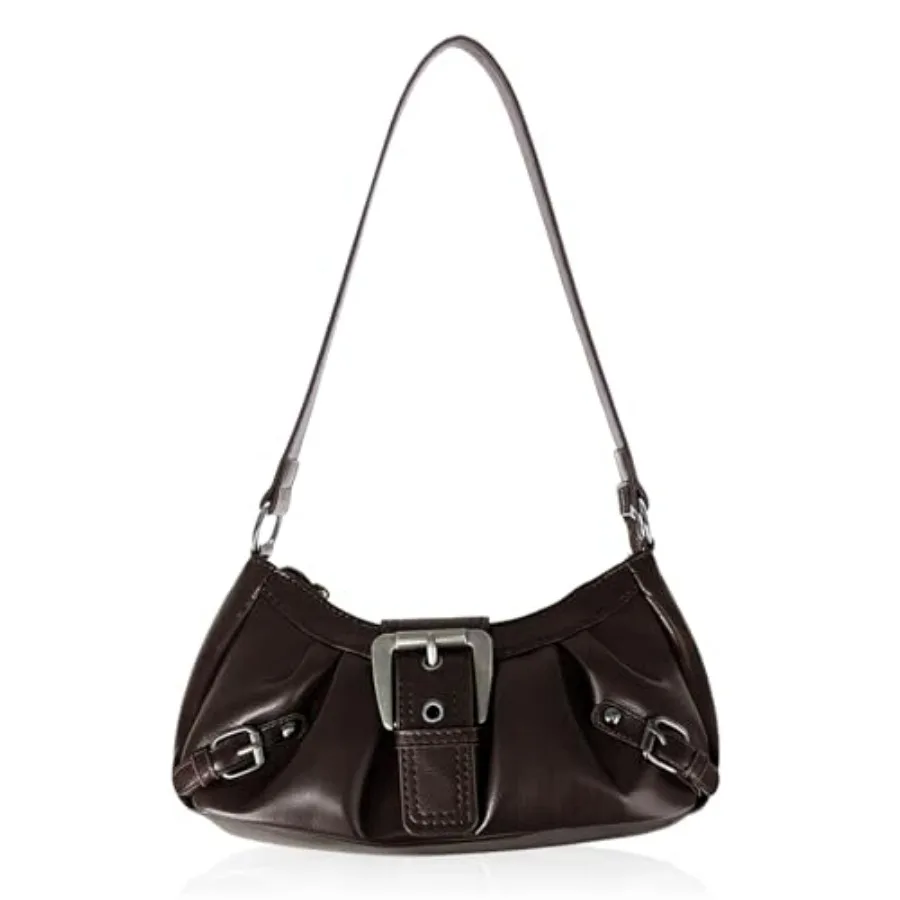Shoulder Bag for Women, Small Punk Y2K Purse with Detachable Strap - Top Handle Underarm Clutch Y2K Bag
Shoulder Bag for Women, Small Punk Y2K Purse with Detachable Strap - Top Handle Underarm Clutch Y2K Bag
