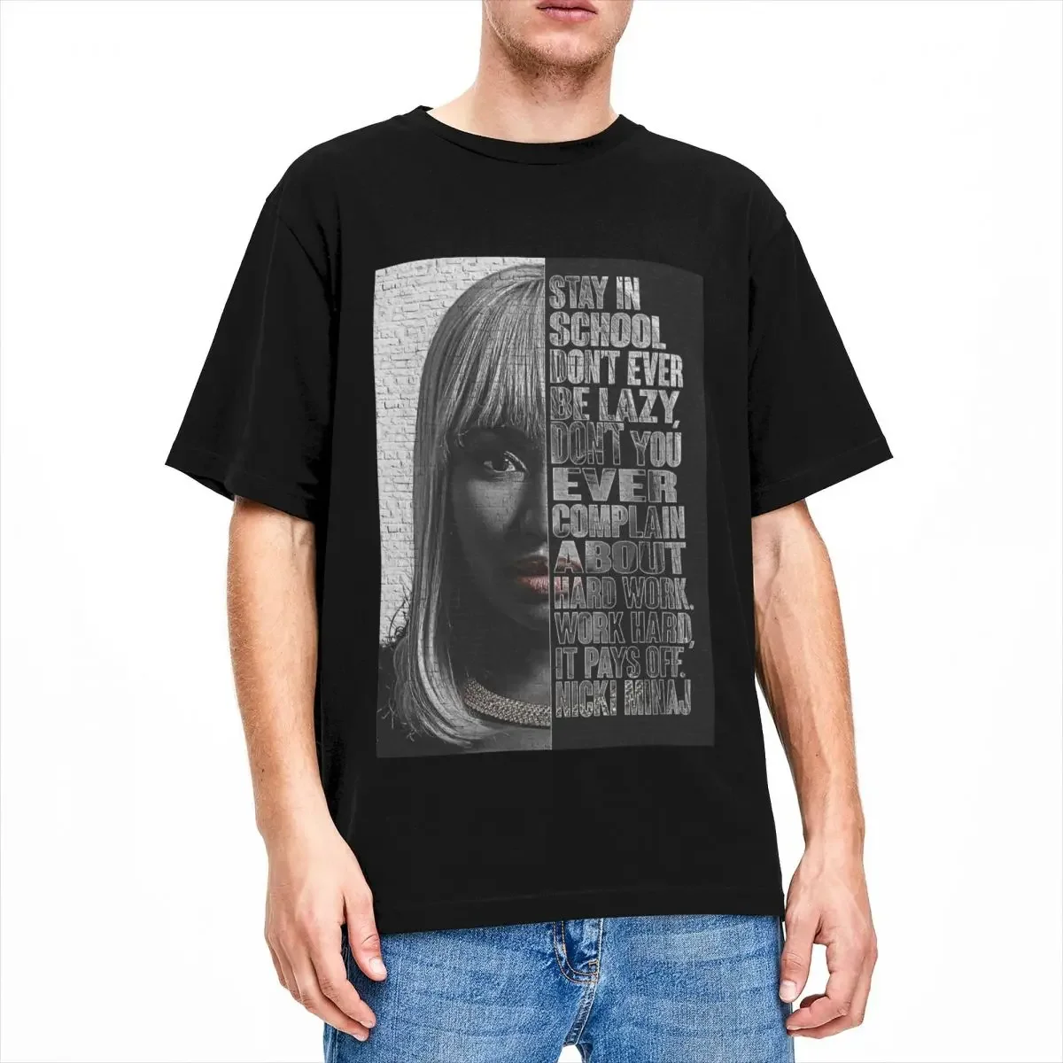 Футболка Nicki Minaj Rapper для мужчин и женщин, классная Новинка, футболки с коротким рукавом и круглым вырезом, хлопковые топы
Футболка Nicki Minaj Rapper для мужчин и женщин, классная Новинка, футболки с коротким рукавом и круглым вырезом, хлопковые топы