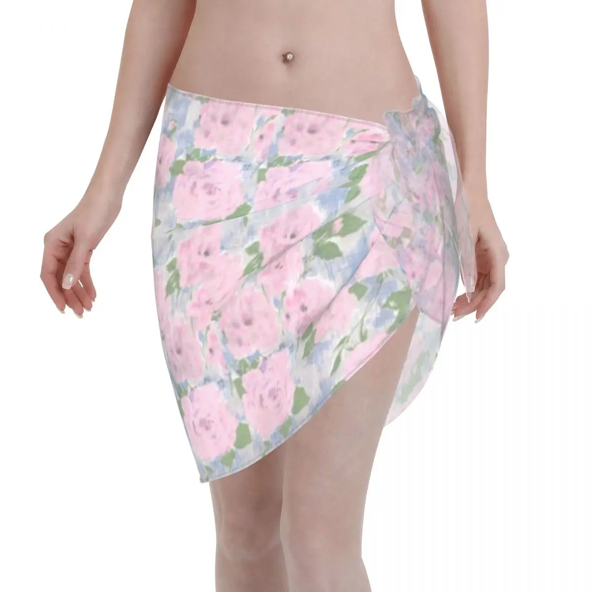 Custom Fashion Floral Print Wallpaper Casual Beach Dress Decorate Women Short Sarongs Beach Wrap For Swimwear
Custom Fashion Floral Print Wallpaper Casual Beach Dress Decorate Women Short Sarongs Beach Wrap For Swimwear