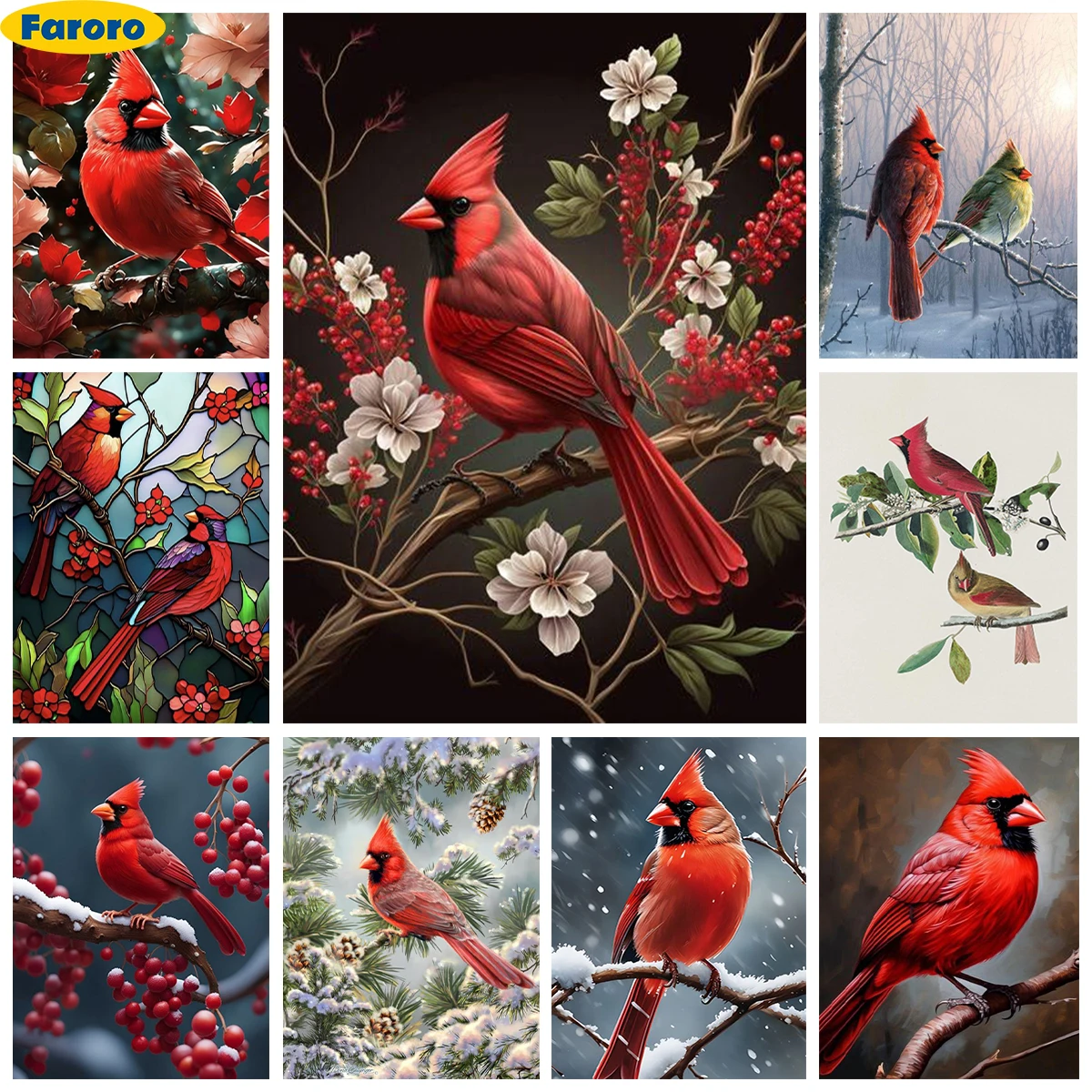 Cardinal Grosbeaks 5D Diamond Art Painting Cardinal Handmade Diamond Embroidery Cross Stitch Kit Office Home Wall Decor Diy Gift
Cardinal Grosbeaks 5D Diamond Art Painting Cardinal Handmade Diamond Embroidery Cross Stitch Kit Office Home Wall Decor Diy Gift