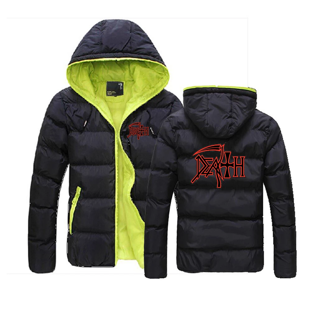 Death Rock Band Heavy Metal Printed Men's Winter Warm Cotton Casual Harajuku Hooded Coat Down Comfortable Fashion Zipper Jackets
Death Rock Band Heavy Metal Printed Men's Winter Warm Cotton Casual Harajuku Hooded Coat Down Comfortable Fashion Zipper Jackets
