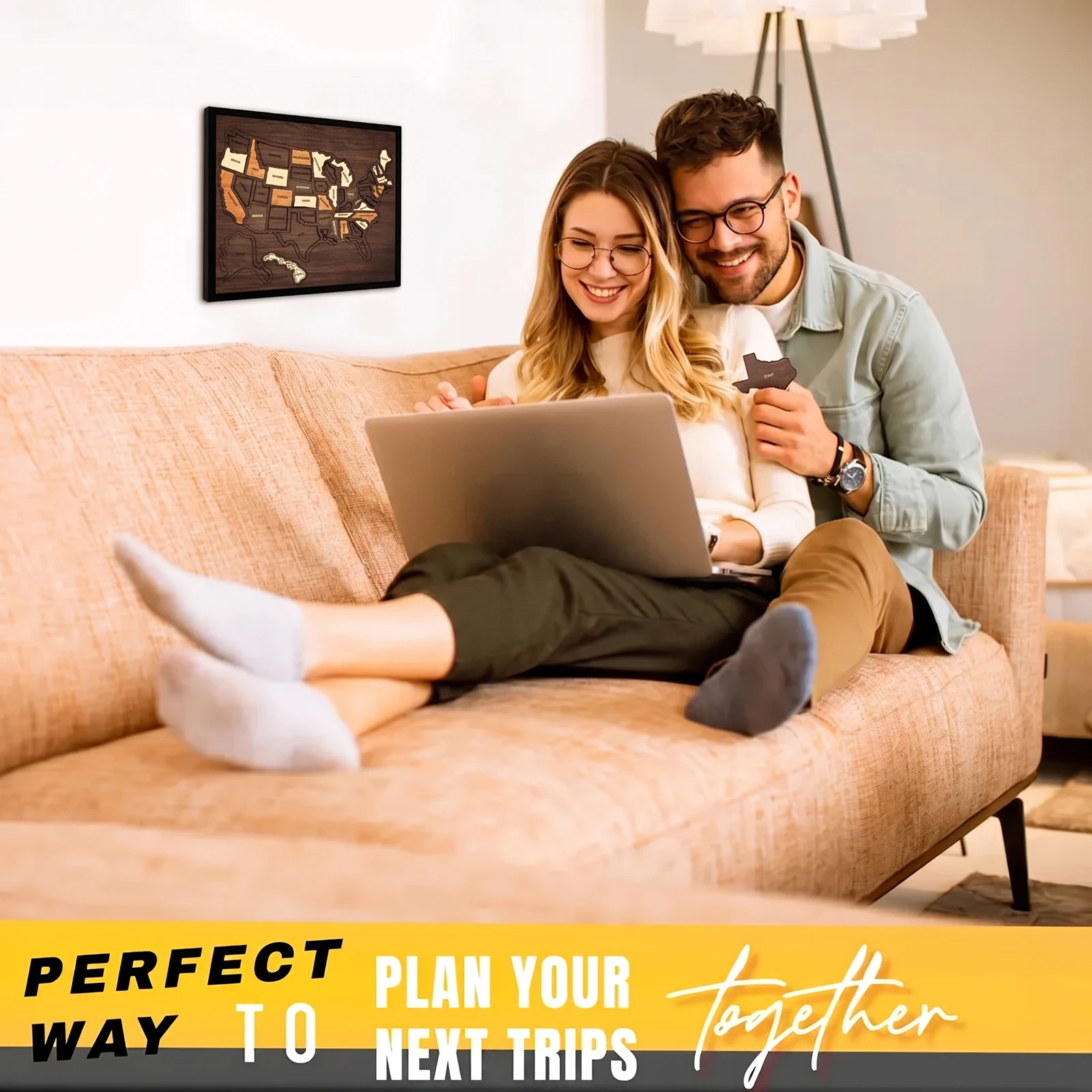 USA Travel Map Reusable Interactive Geography Learning Toy Multi-Purpose Portable Wooden Puzzle for Couples And Families Gift
USA Travel Map Reusable Interactive Geography Learning Toy Multi-Purpose Portable Wooden Puzzle for Couples And Families Gift