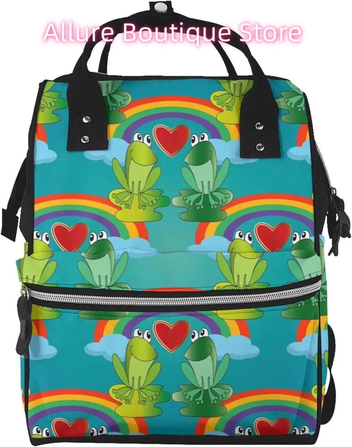 Love Frogs Diaper Bag Backpack for Women Large Capacity Nappy Bag Multifunction Waterproof Mummy Backpacks for Mom Dad Essential
Love Frogs Diaper Bag Backpack for Women Large Capacity Nappy Bag Multifunction Waterproof Mummy Backpacks for Mom Dad Essential