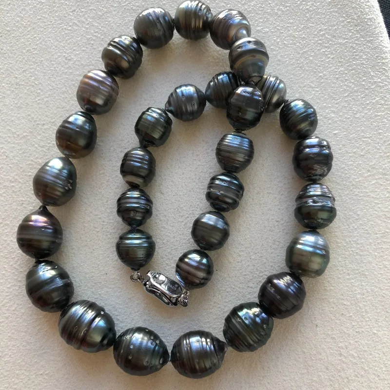 Natural 14-12mm Thread Shaped Baroque Pearl Full String Necklace Flaw
Natural 14-12mm Thread Shaped Baroque Pearl Full String Necklace Flaw