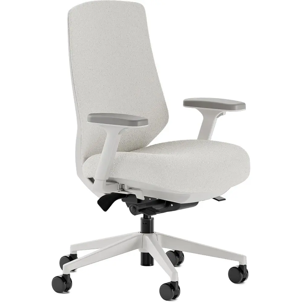 Офисное кресло с сетчатой спинкой, 14 регулировок, 5D-подлокотники, функция откидывания, поясничная опора, ткань буке, цвет слоновая кость
Офисное кресло с сетчатой спинкой, 14 регулировок, 5D-подлокотники, функция откидывания, поясничная опора, ткань буке, цвет слоновая кость