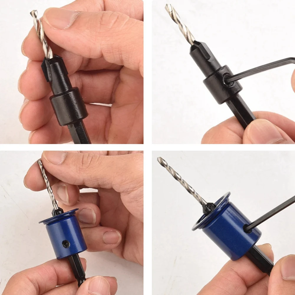 A53Q-6-Piece Set Of 10Mm Hexagonal Shank Woodworking Countersink Drill Bit Set 2-In-1 Limited Hole Opener
A53Q-6-Piece Set Of 10Mm Hexagonal Shank Woodworking Countersink Drill Bit Set 2-In-1 Limited Hole Opener