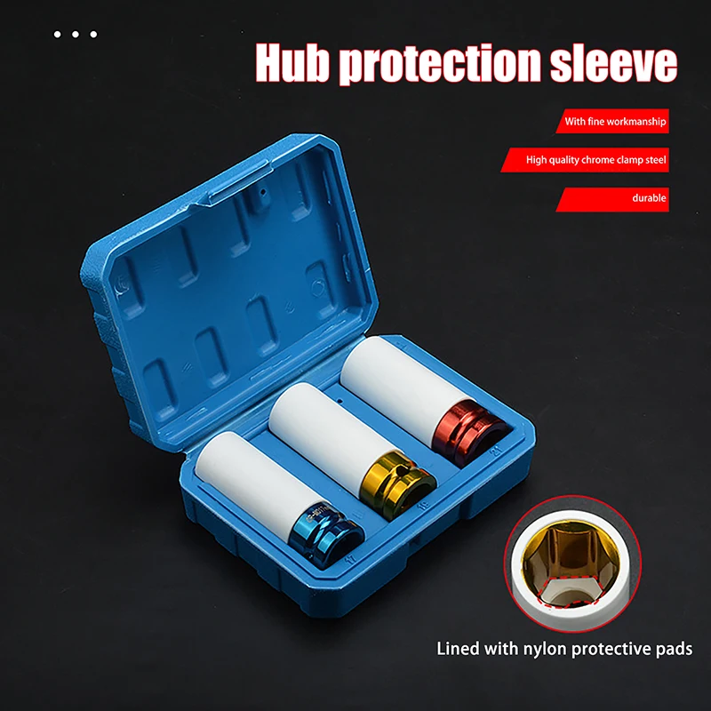 Pneumatic Wrench Set Socket 3pcs Modified Tire Screw Color Socket Air Cannon Socket
Pneumatic Wrench Set Socket 3pcs Modified Tire Screw Color Socket Air Cannon Socket