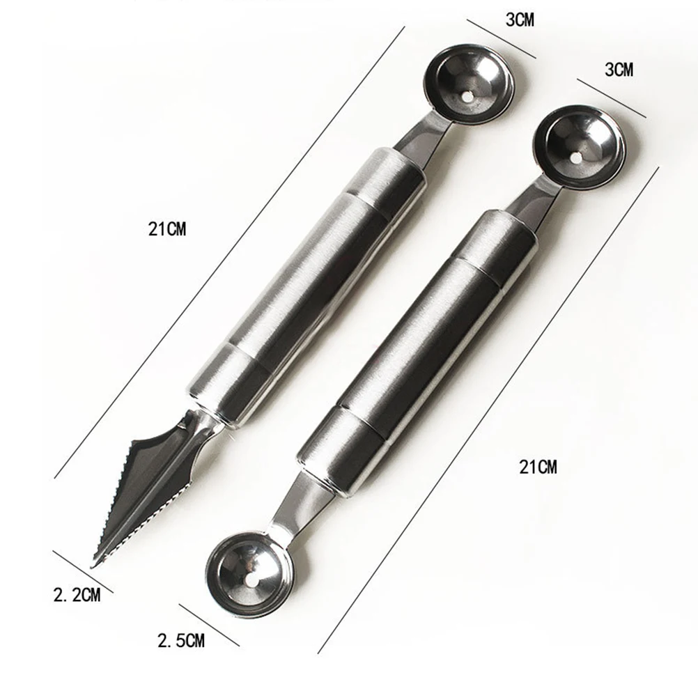 2Pcs Fruit Scoop Carving Fruit Stainless Steel Kitchen Gadgets Digging Tool Carving Slicer Platter Tool
2Pcs Fruit Scoop Carving Fruit Stainless Steel Kitchen Gadgets Digging Tool Carving Slicer Platter Tool