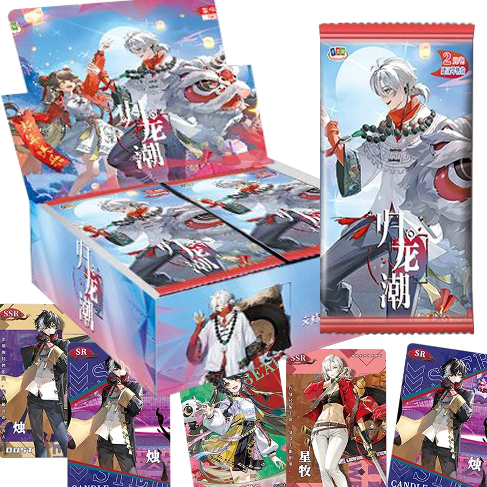 Return of The Dragon Tide Collection Cards for Children Multi Platform Action Game Characters Chinese Style Art Cards Toys Gifts
Return of The Dragon Tide Collection Cards for Children Multi Platform Action Game Characters Chinese Style Art Cards Toys Gifts