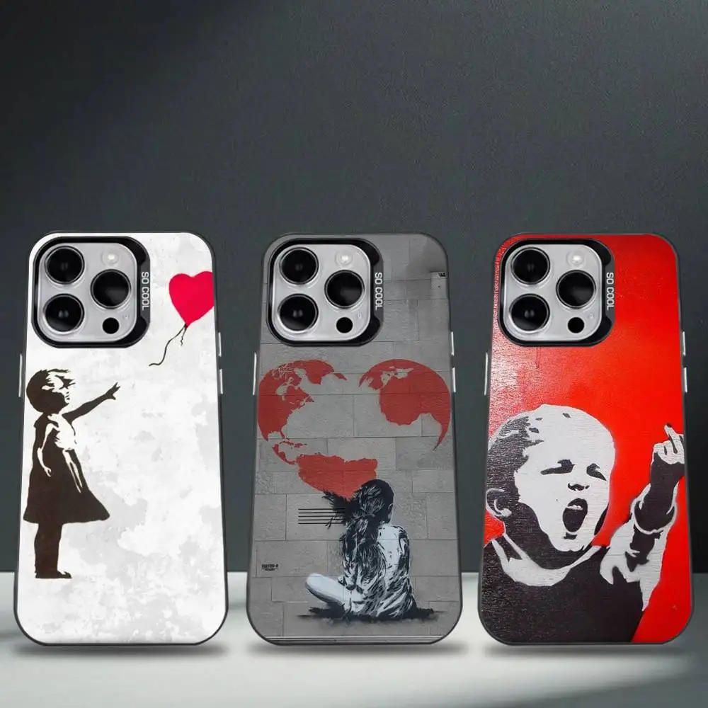 Banksy Graffiti War Phone Case For iPhone 16,15,14,13,12,11,8,7,Pro,Max,Plus,Mini,XS,SE Anti Fall Black Matte Hard
Banksy Graffiti War Phone Case For iPhone 16,15,14,13,12,11,8,7,Pro,Max,Plus,Mini,XS,SE Anti Fall Black Matte Hard