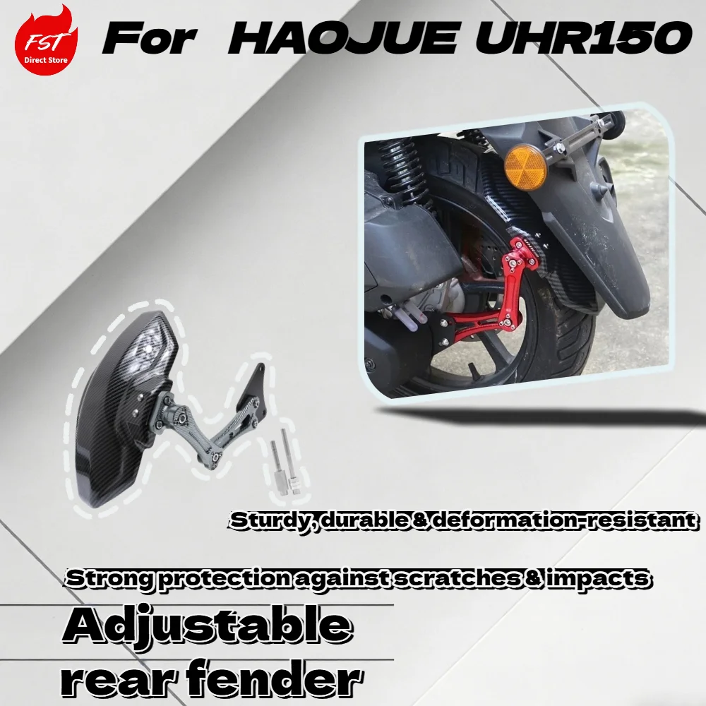 For HAOJUE UHR150 Motorcycle Rear Fender Modification Extended Splash Mudguard Anti-dirty Protective Accessories
For HAOJUE UHR150 Motorcycle Rear Fender Modification Extended Splash Mudguard Anti-dirty Protective Accessories