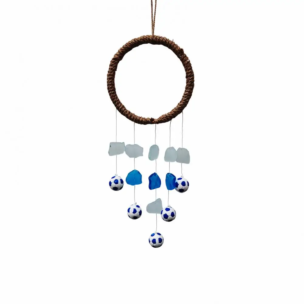 Football Wind Chime, Football Fan Gift Rustic Hanging Wind Chime Gift for Football Fans Terrace Backyard Decoration
Football Wind Chime, Football Fan Gift Rustic Hanging Wind Chime Gift for Football Fans Terrace Backyard Decoration