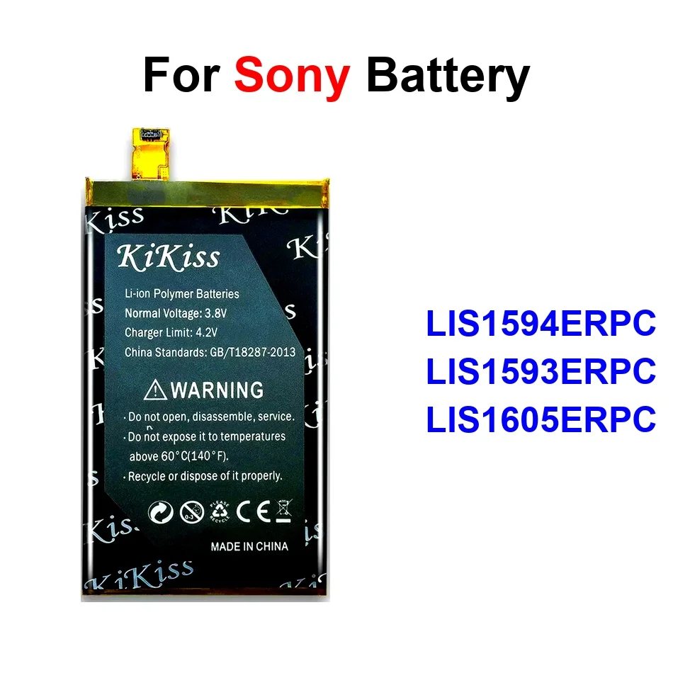 Battery For Sony Xperia Z5p Z5 Compact E6883 E6653 E6683 E6853 Mini Plus LIS1593ERPC LIS1605ERPC LIS1594ERPC 3900-4900Mah
Battery For Sony Xperia Z5p Z5 Compact E6883 E6653 E6683 E6853 Mini Plus LIS1593ERPC LIS1605ERPC LIS1594ERPC 3900-4900Mah