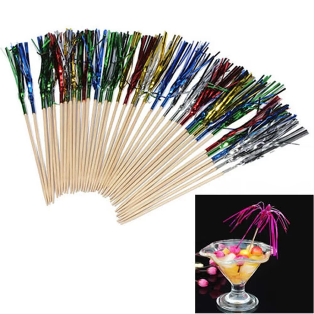 Disposable Tableware Wood Rainbow Fireworks toothpick Fruit Desserts Forks Wedding Party Cocktail Drinks Decoration 400pc/lot
Disposable Tableware Wood Rainbow Fireworks toothpick Fruit Desserts Forks Wedding Party Cocktail Drinks Decoration 400pc/lot