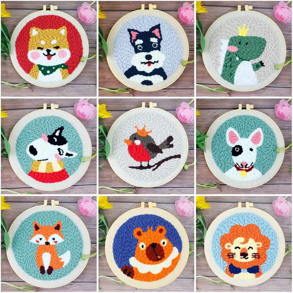 Punch Needle Poke Embroidery Kit with Yarn for Beginners Easy Embroidery DIY Needlework Wool Work Home Decor
Punch Needle Poke Embroidery Kit with Yarn for Beginners Easy Embroidery DIY Needlework Wool Work Home Decor