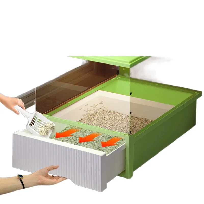 Smart cat litter box deodorizing oversized fully enclosed
Smart cat litter box deodorizing oversized fully enclosed