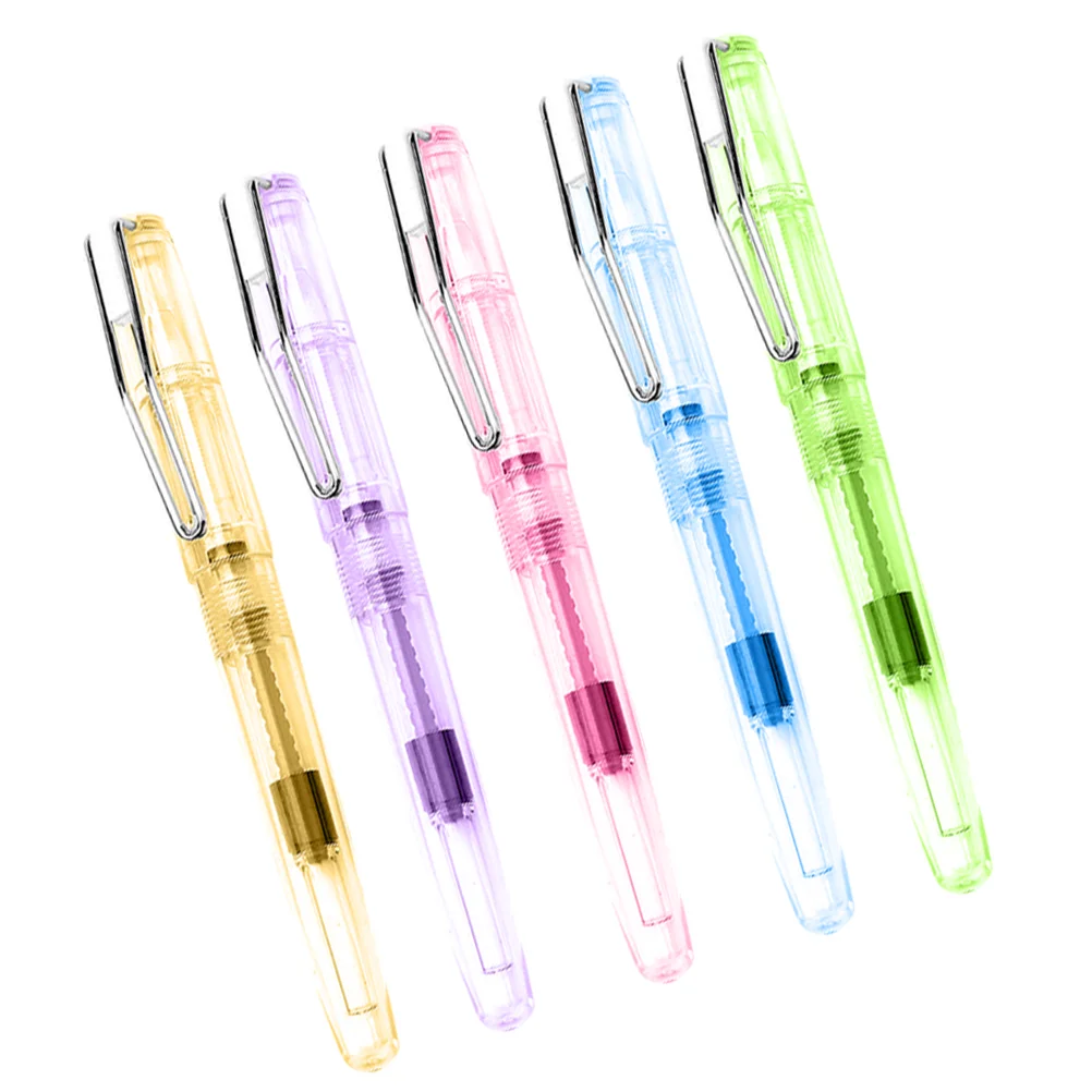 5 Pcs Calligraphy Brush Colorful Pens with Ink Painting Writing Stationery Practicing Plastic Chinese Fountain Water
5 Pcs Calligraphy Brush Colorful Pens with Ink Painting Writing Stationery Practicing Plastic Chinese Fountain Water