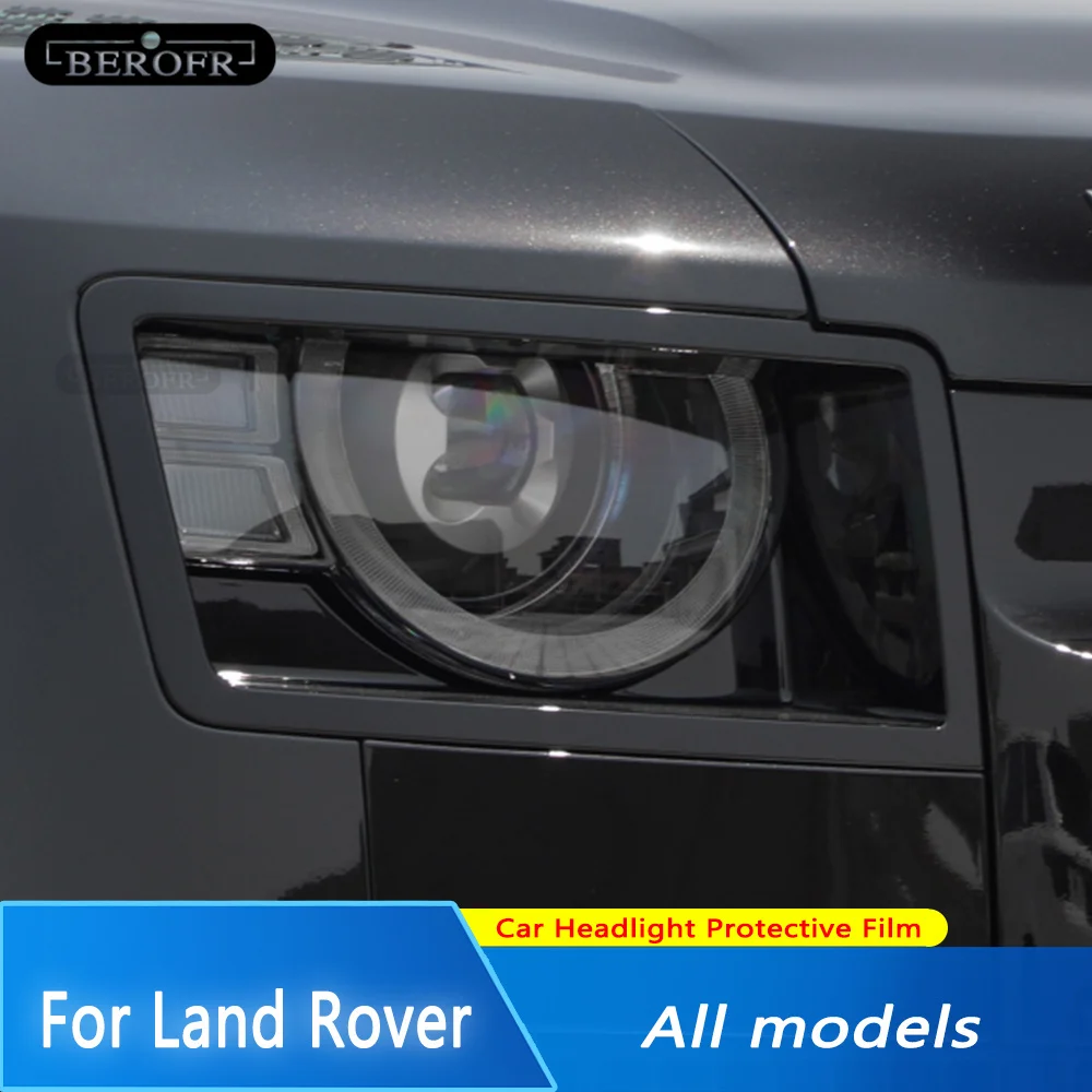 For Land Rover Discovery 4 5 Defender Range Rover Sport Velar Evoque Car Headlight Protection Tint Film Smoke Black TPU Sticker
For Land Rover Discovery 4 5 Defender Range Rover Sport Velar Evoque Car Headlight Protection Tint Film Smoke Black TPU Sticker
