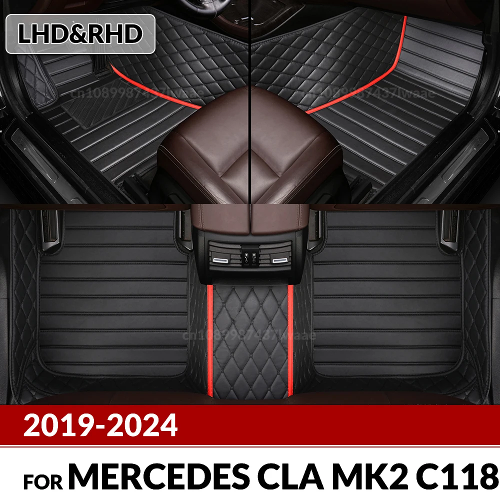 Автомобильные коврики для Mercedes Benz CLA Class MK2 C118 2019-2024 23 22 21 20, пользовательские подушечки для ног, ковровый чехол, аксессуары для интерьера
Автомобильные коврики для Mercedes Benz CLA Class MK2 C118 2019-2024 23 22 21 20, пользовательские подушечки для ног, ковровый чехол, аксессуары для интерьера