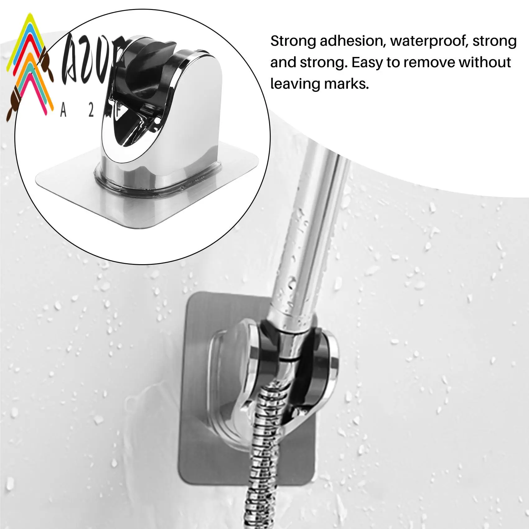 A20F-Hand Shower Holder No Drilling, Adhesive Angle Adjustable Shower Holder Shower Holder, Waterproof, Moisture-Resistant
A20F-Hand Shower Holder No Drilling, Adhesive Angle Adjustable Shower Holder Shower Holder, Waterproof, Moisture-Resistant