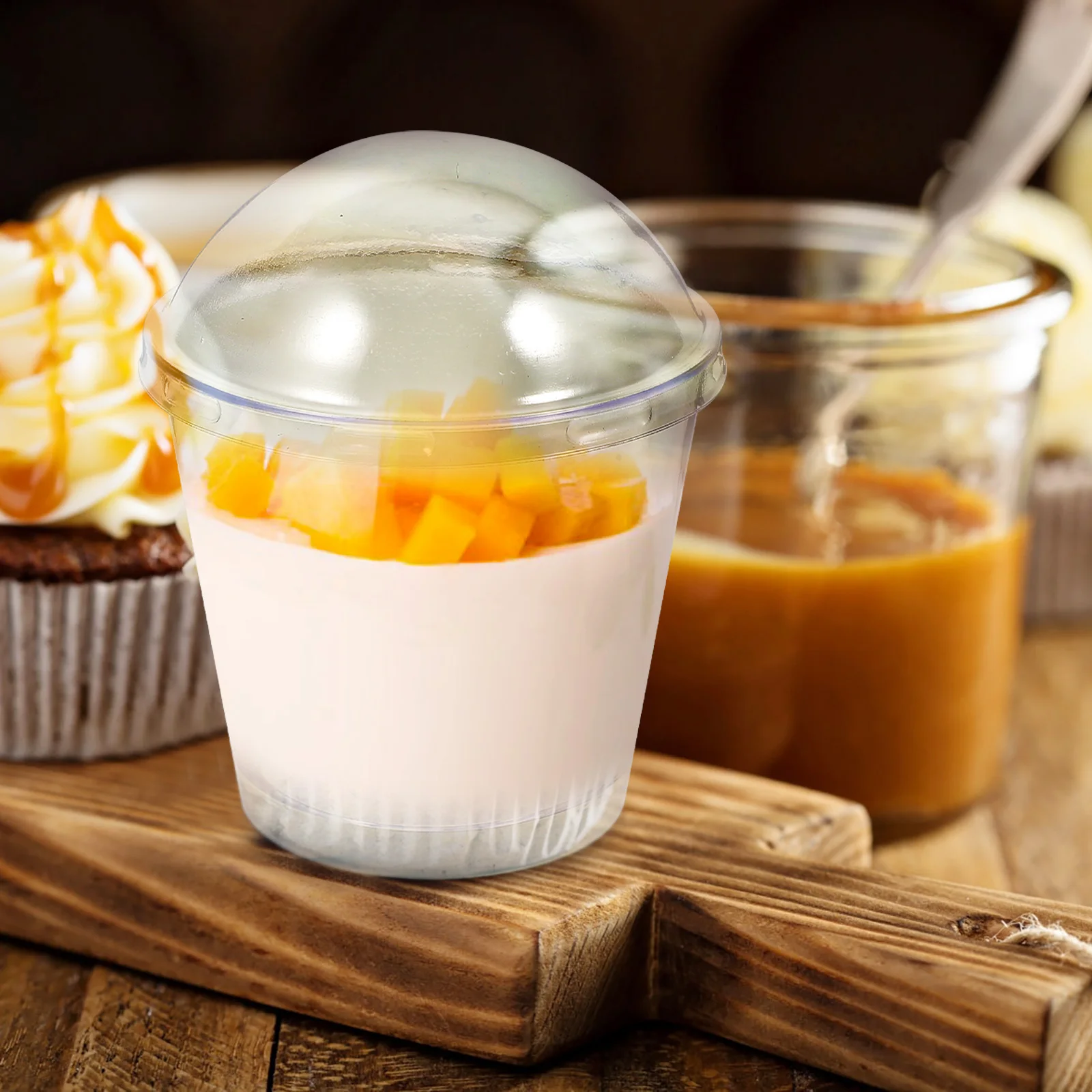 50 Sets Dessert Transparent Containers Plastic Yogurt Cups Jelly Holders Pudding Cups Material Safe Convenient Kitchen Bar
50 Sets Dessert Transparent Containers Plastic Yogurt Cups Jelly Holders Pudding Cups Material Safe Convenient Kitchen Bar