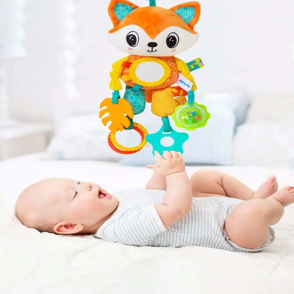 Soft Crinkle Sensory Learning Toy Plush Material Rattle Feature Hanging Toys Squeaky Sound Plush Animal Wind Chime Car Seat Use
Soft Crinkle Sensory Learning Toy Plush Material Rattle Feature Hanging Toys Squeaky Sound Plush Animal Wind Chime Car Seat Use