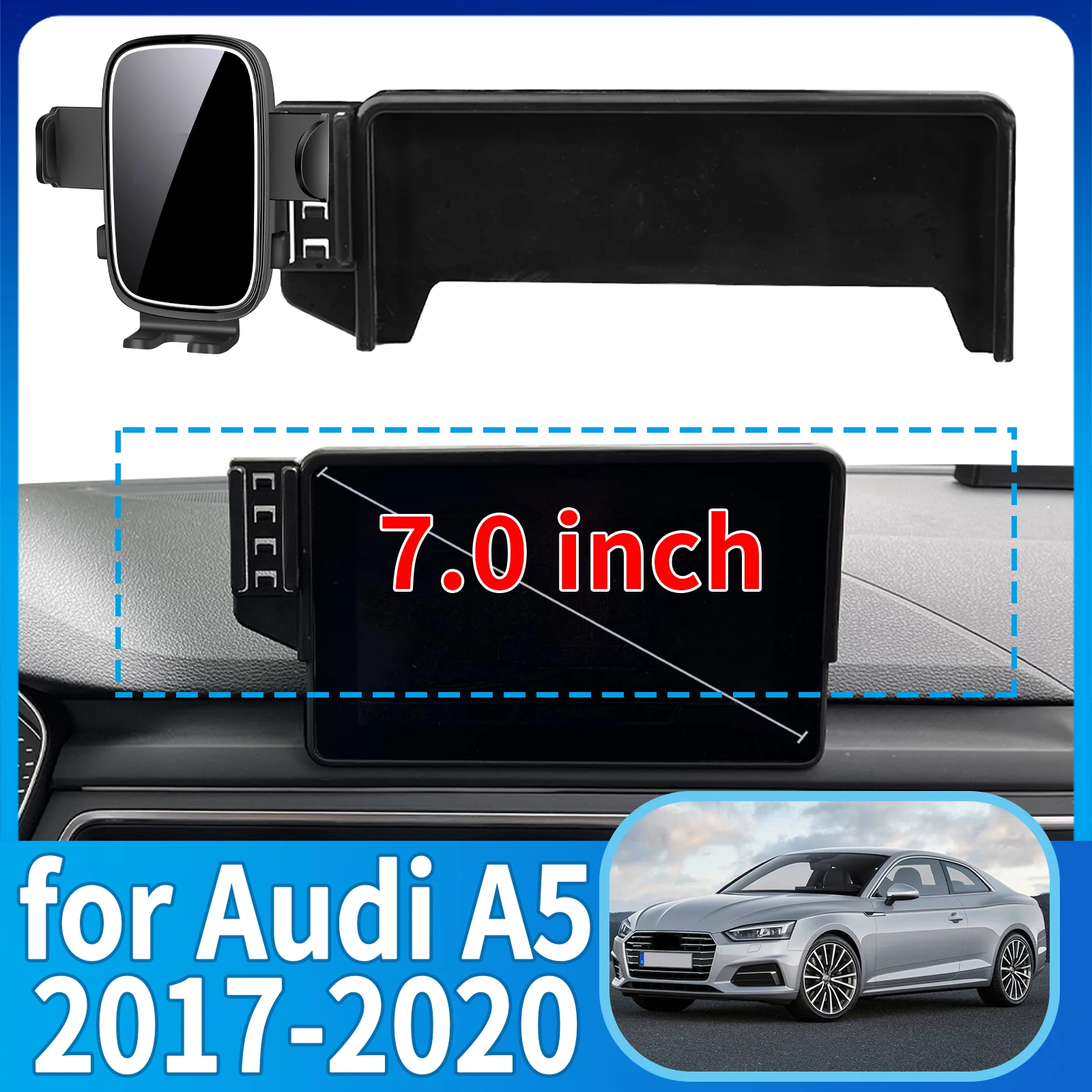 fit for Audi A5 2017 2018 2019 2020 Phone Holder, Dashboard Screen Mount Bracket Easy Installation Car accessoires
fit for Audi A5 2017 2018 2019 2020 Phone Holder, Dashboard Screen Mount Bracket Easy Installation Car accessoires