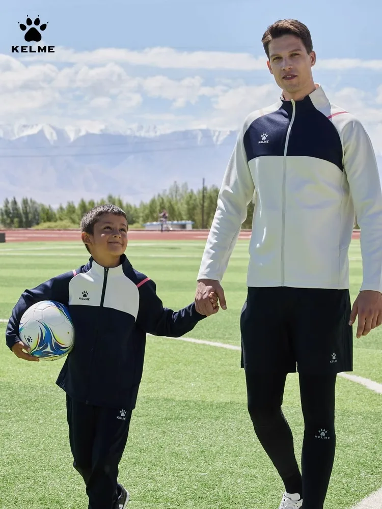 Kelme Men's Football Training Jacket Children's Stand-up Collar Cardigan Jacket Outdoor Windproof Running Sportswear
Kelme Men's Football Training Jacket Children's Stand-up Collar Cardigan Jacket Outdoor Windproof Running Sportswear