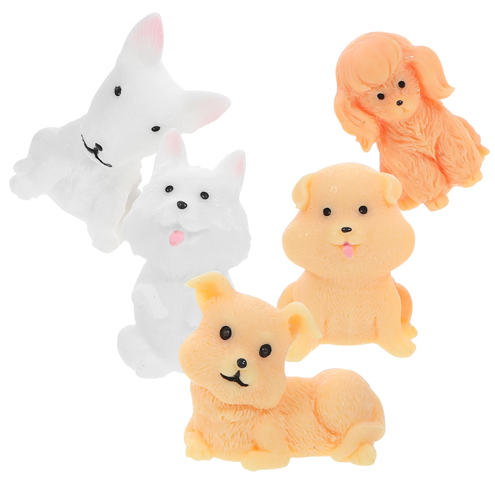 5Pcs Miniature Puppy Ornaments Resin Carving Sculpture Desktop Decor Mixed Style Creative Gift Bedroom Living Room Office
5Pcs Miniature Puppy Ornaments Resin Carving Sculpture Desktop Decor Mixed Style Creative Gift Bedroom Living Room Office