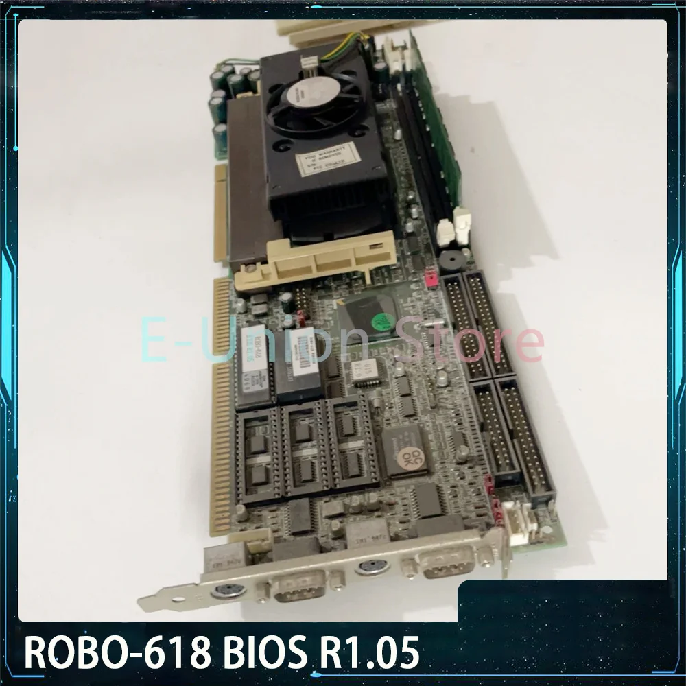 Motherboard ROBO-618 BIOS R1.05 With CPU Memory And Fan Works Perfectly
Motherboard ROBO-618 BIOS R1.05 With CPU Memory And Fan Works Perfectly