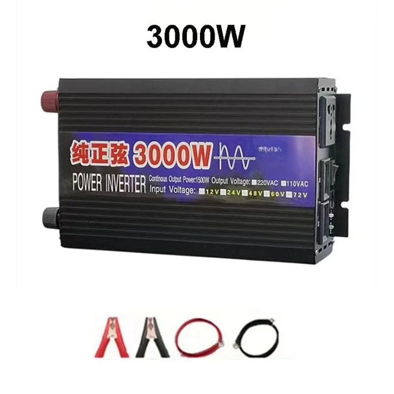 Reliable Wave Inverter 2000W 3000W 4000W Portable Power Bank Power DC 12V 24V To AC 220V Voltage 50HZ Inverter Transformer
Reliable Wave Inverter 2000W 3000W 4000W Portable Power Bank Power DC 12V 24V To AC 220V Voltage 50HZ Inverter Transformer