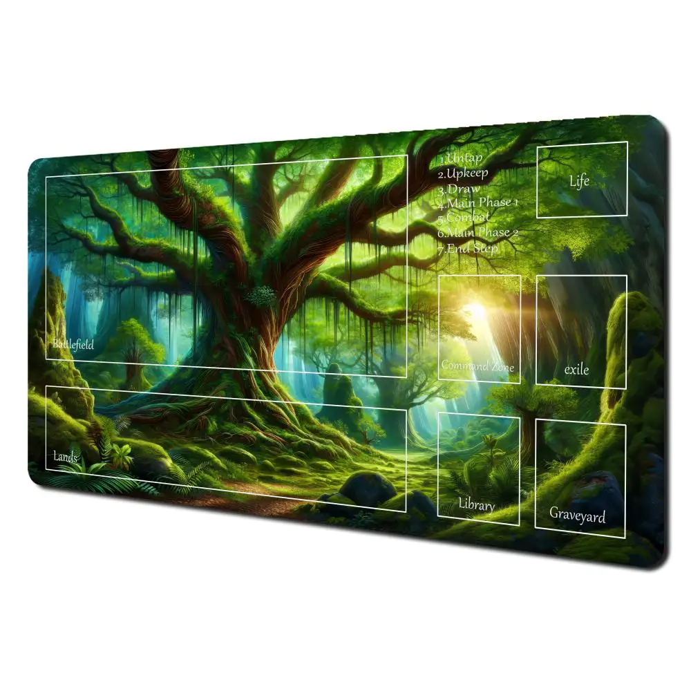 Гигантское дерево жизни Коврик для мыши Фэнтезийный тематический TCG Окистный игровой коврик Игровой коврик Дуэль коврики Карточные билетки для начинающих Командир Игровой настольный коврик
Гигантское дерево жизни Коврик для мыши Фэнтезийный тематический TCG Окистный игровой коврик Игровой коврик Дуэль коврики Карточные билетки для начинающих Командир Игровой настольный коврик