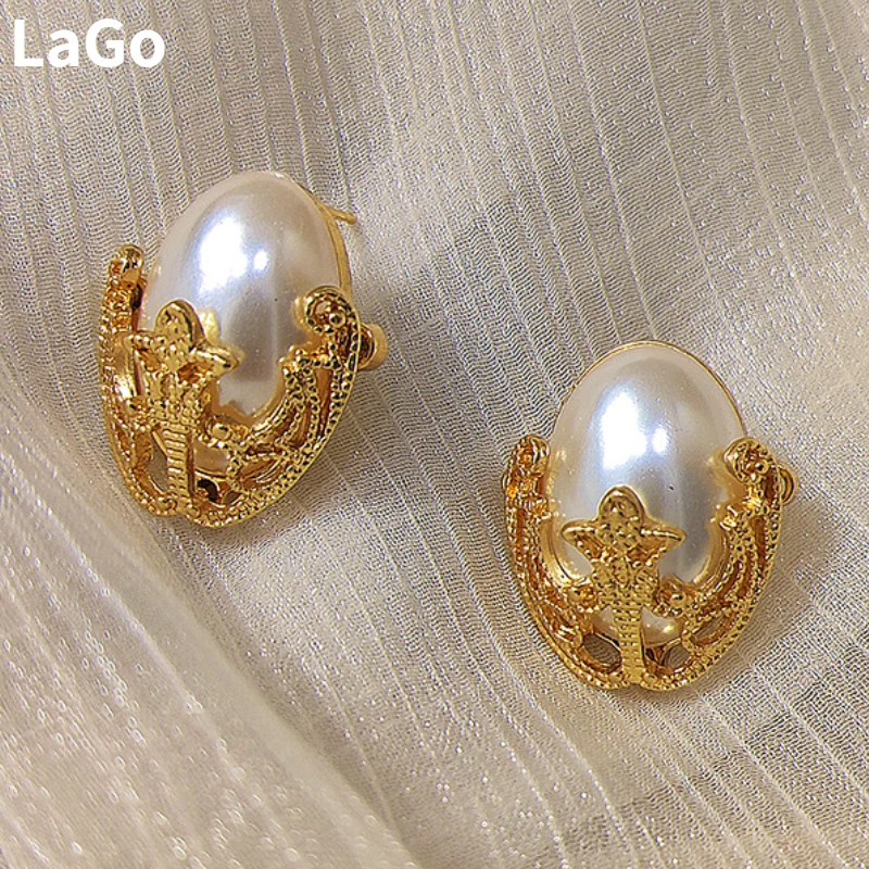Fashion Jewelry Vintage Elegant Temperament Simulated Pearl Earring For Women Wedding Gifts 2024 Trend New Accessories
Fashion Jewelry Vintage Elegant Temperament Simulated Pearl Earring For Women Wedding Gifts 2024 Trend New Accessories