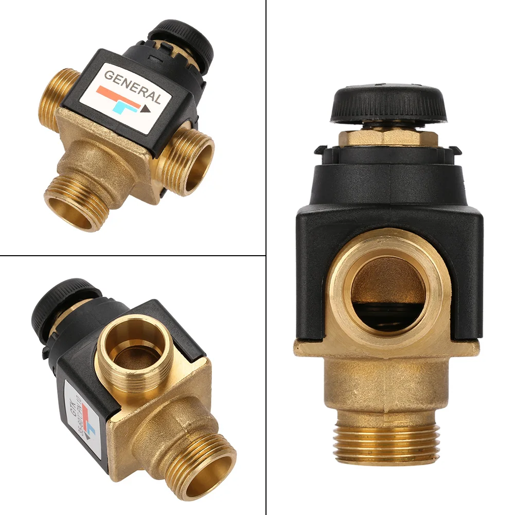 3 Way DN20 Male Thread Brass Thermostatic Mixing Valve for Solar Water Heater Thermostatic Mixing Valve
3 Way DN20 Male Thread Brass Thermostatic Mixing Valve for Solar Water Heater Thermostatic Mixing Valve